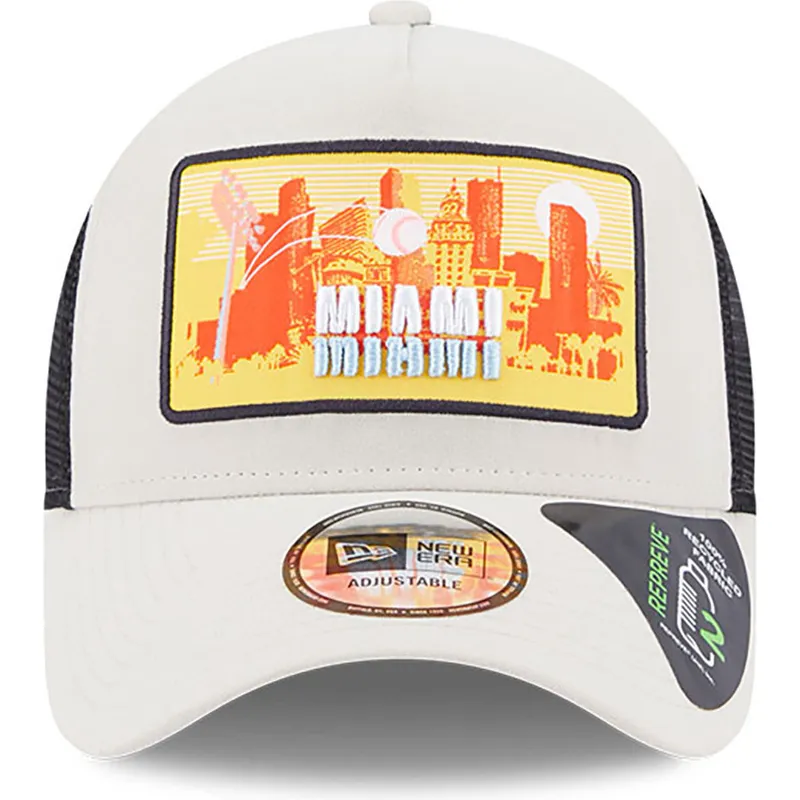 kepure-islenkta-smelio-snapback-a-frame-repreve-license-plate-miami-new-era