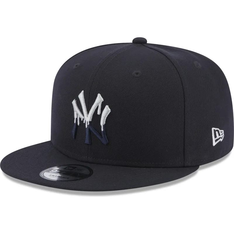 kepure-plokscia-tamsiai-melyna-snapback-9fifty-team-drip-new-york-yankees-mlb-new-era