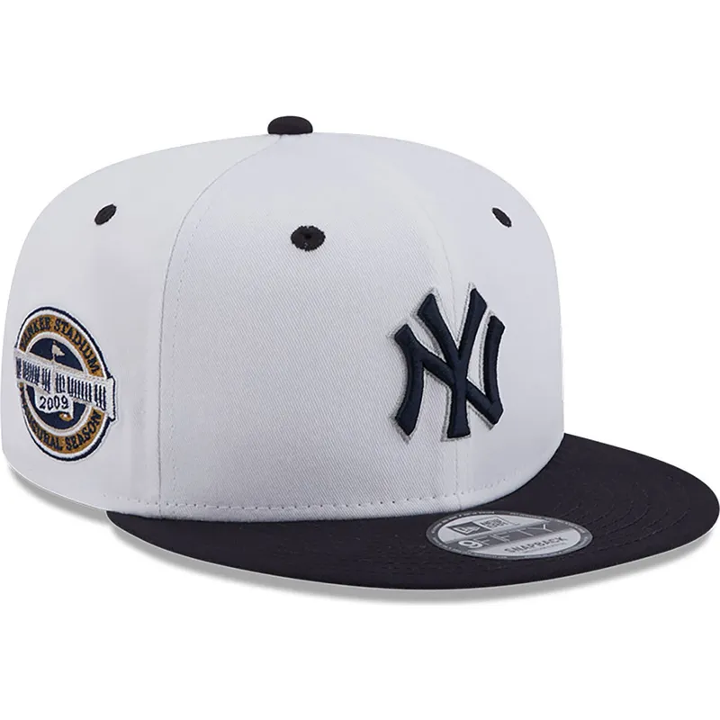 biala-i-granatowa-plaska-czapka-snapback-z-granatowym-logo-9fifty-white-crown-patch-new-york-yankees-mlb-new-era