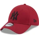 kepure-islenkta-raudona-priglundanti-39thirty-comfort-new-york-yankees-mlb-new-era