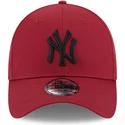 kepure-islenkta-raudona-priglundanti-39thirty-comfort-new-york-yankees-mlb-new-era