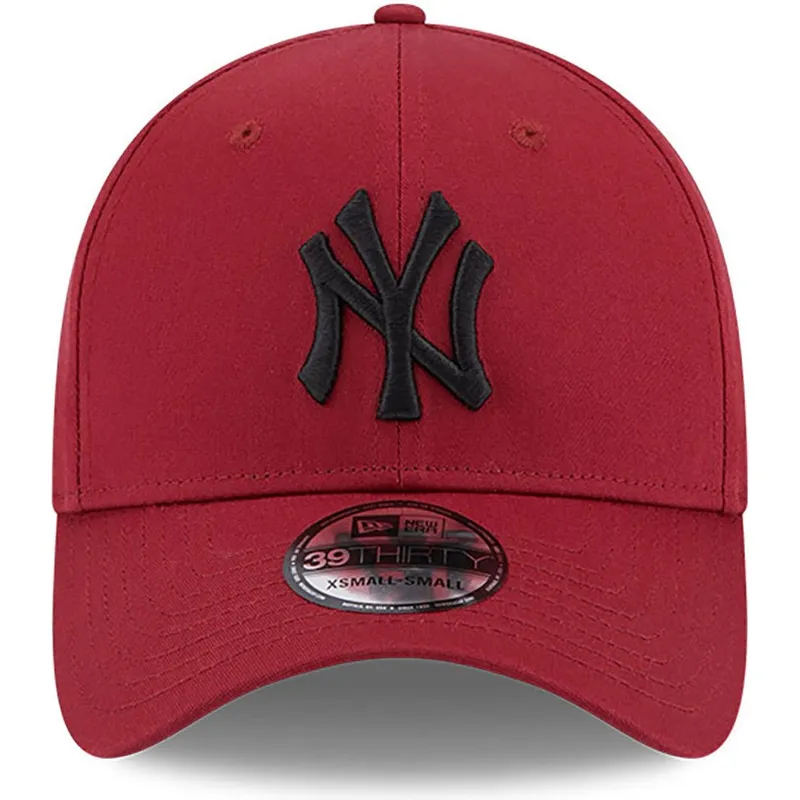 kepure-islenkta-raudona-priglundanti-39thirty-comfort-new-york-yankees-mlb-new-era