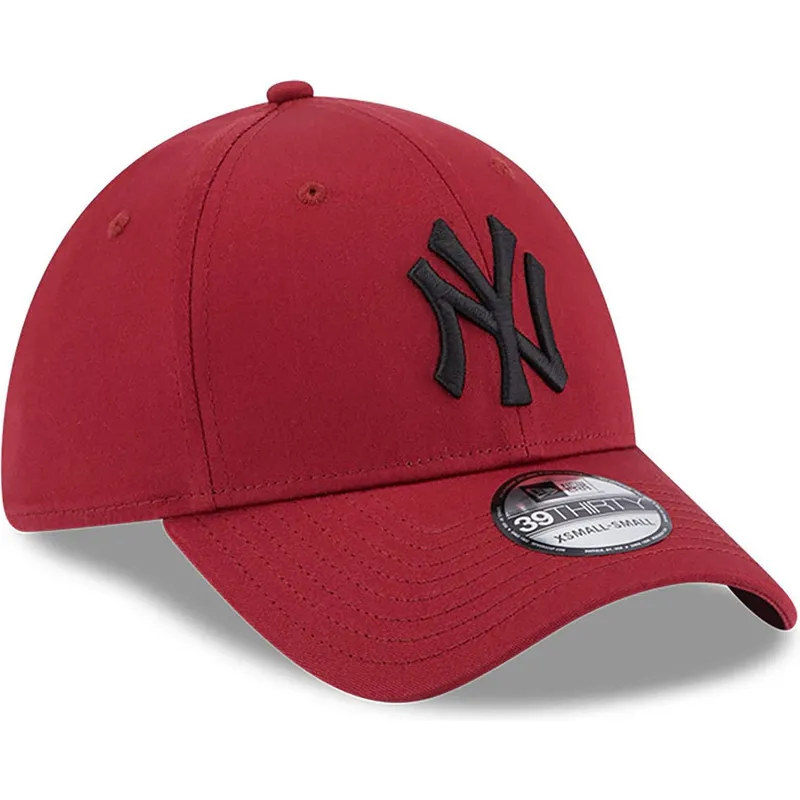 kepure-islenkta-raudona-priglundanti-39thirty-comfort-new-york-yankees-mlb-new-era
