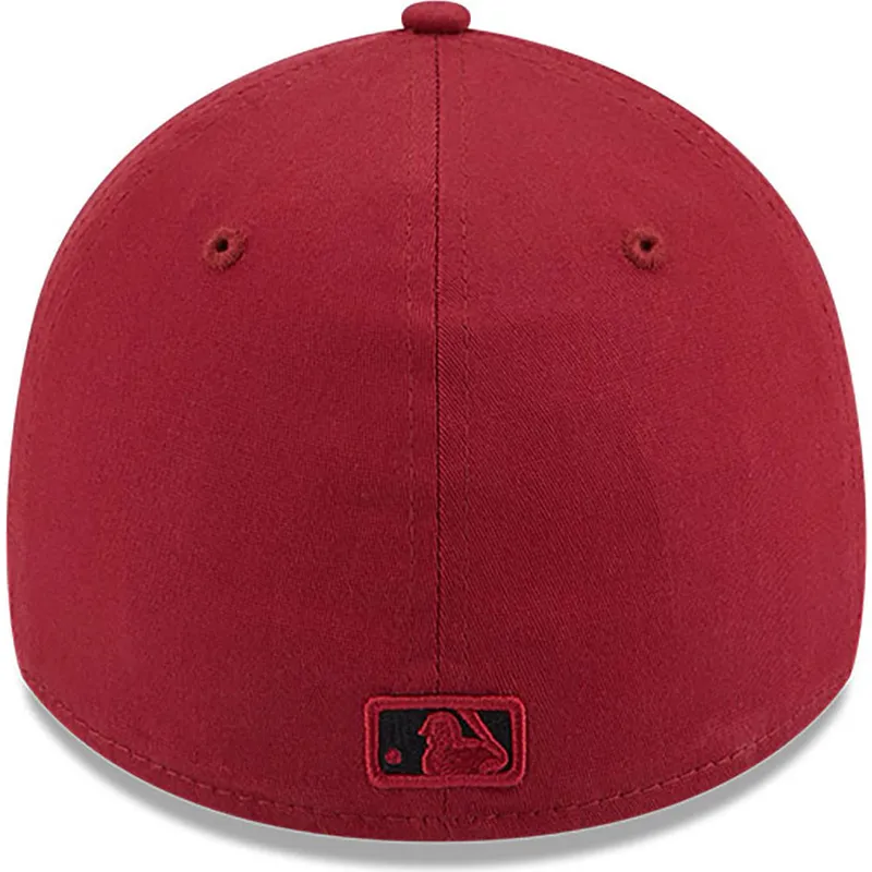 kepure-islenkta-raudona-priglundanti-39thirty-comfort-new-york-yankees-mlb-new-era