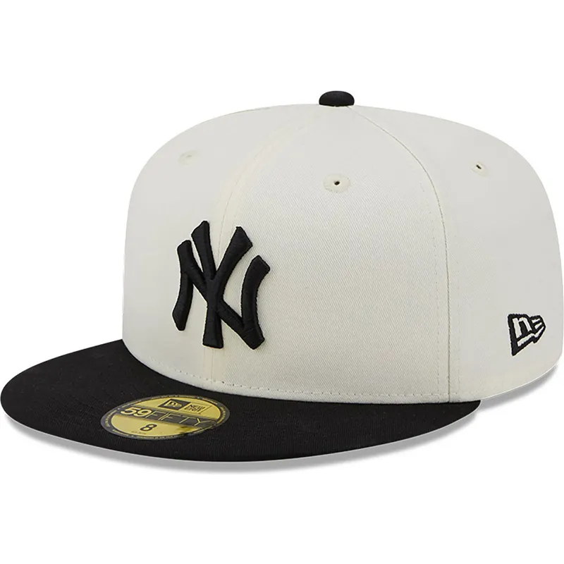 kepure-plokscia-balta-priglundanti-59fifty-championships-new-york-yankees-mlb-new-era