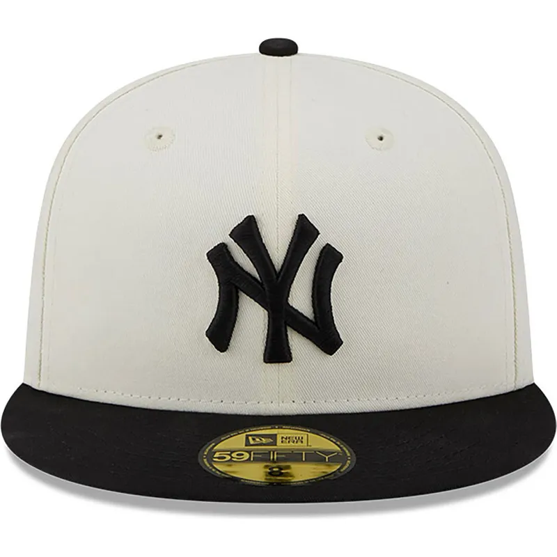 kepure-plokscia-balta-priglundanti-59fifty-championships-new-york-yankees-mlb-new-era