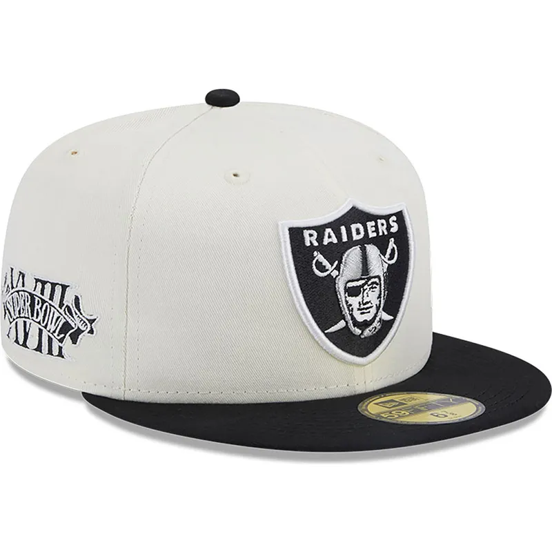 kepure-plokscia-balta-priglundanti-59fifty-championships-las-vegas-raiders-nfl-new-era