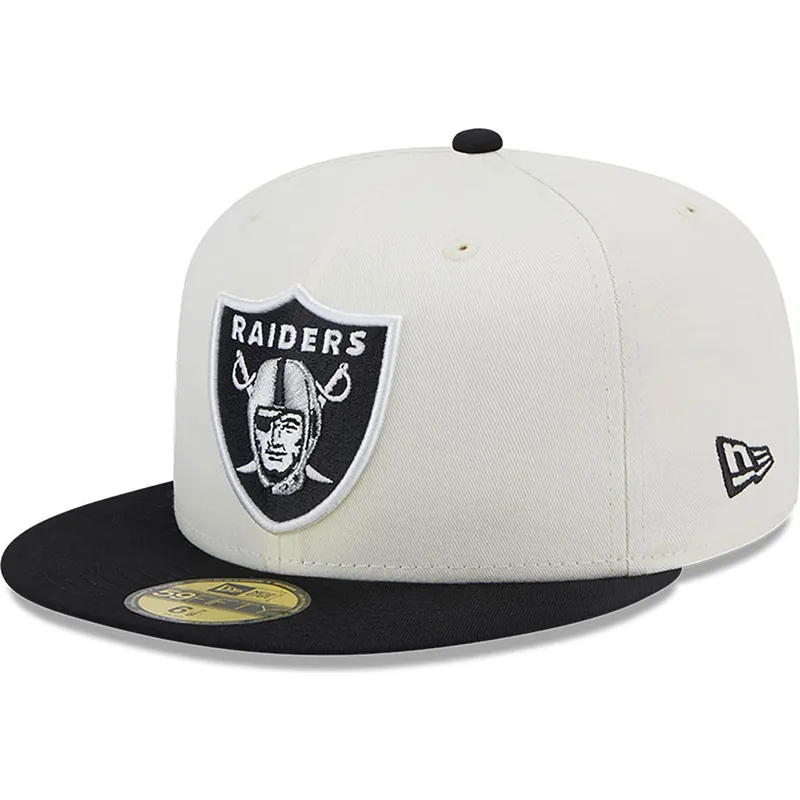 kepure-plokscia-balta-priglundanti-59fifty-championships-las-vegas-raiders-nfl-new-era