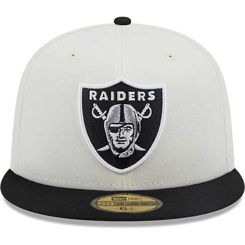 kepure-plokscia-balta-priglundanti-59fifty-championships-las-vegas-raiders-nfl-new-era