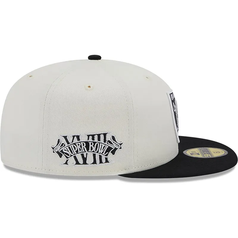 kepure-plokscia-balta-priglundanti-59fifty-championships-las-vegas-raiders-nfl-new-era