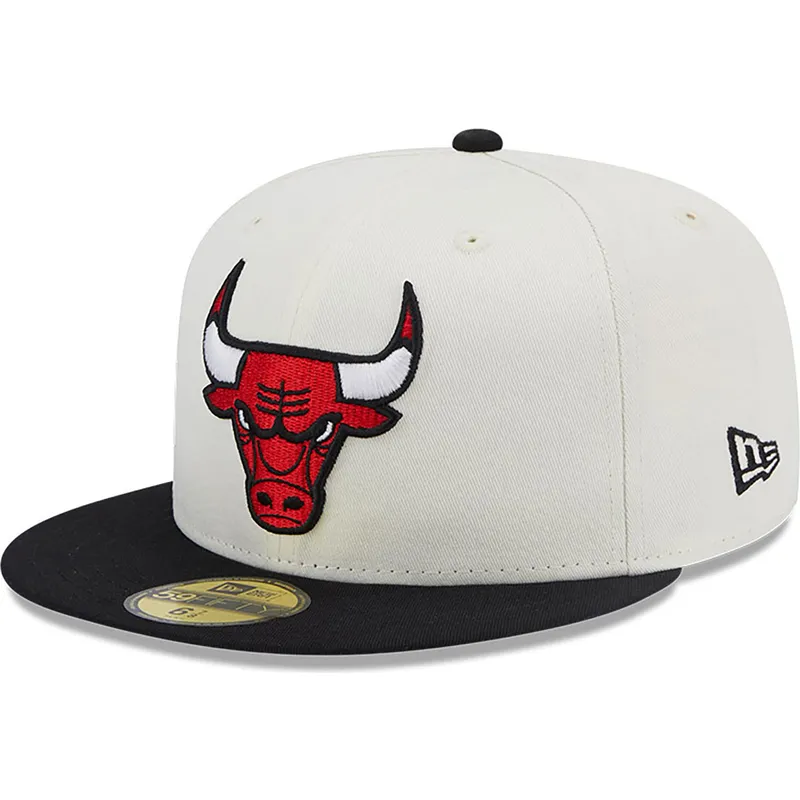 kepure-plokscia-balta-priglundanti-59fifty-championships-chicago-bulls-nba-new-era