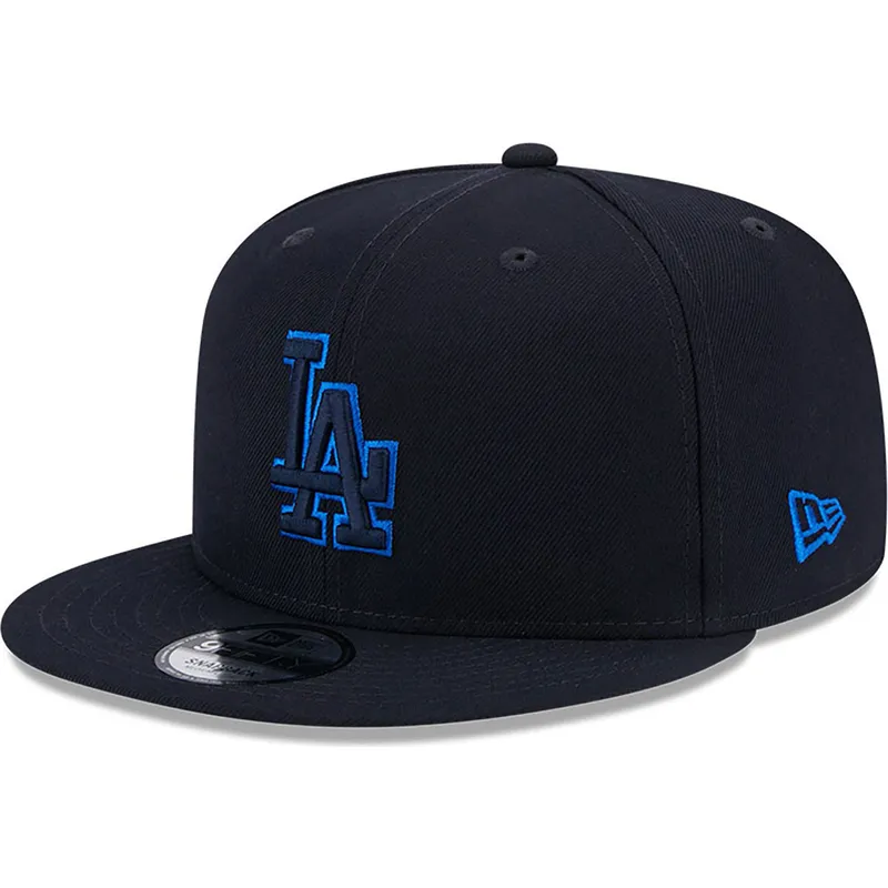 kepure-plokscia-tamsiai-melyna-snapback-9fifty-repreve-los-angeles-dodgers-mlb-new-era