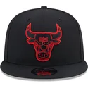 kepure-plokscia-juoda-snapback-9fifty-repreve-chicago-bulls-nba-new-era