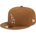 kepure-plokscia-ruda-priglundanti-59fifty-team-outline-los-angeles-dodgers-mlb-new-era