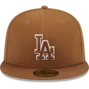 kepure-plokscia-ruda-priglundanti-59fifty-team-outline-los-angeles-dodgers-mlb-new-era