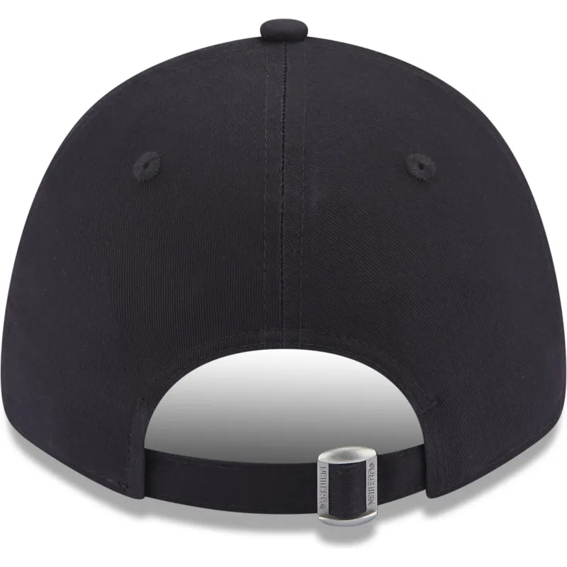kepure-islenkta-tamsiai-melyna-reguliuojamas-9forty-team-outline-new-york-yankees-mlb-new-era