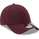 kepure-islenkta-raudona-reguliuojamas-9forty-repreve-new-york-yankees-mlb-new-era