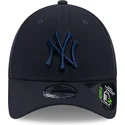 kepure-islenkta-tamsiai-melyna-reguliuojamas-9forty-repreve-new-york-yankees-mlb-new-era