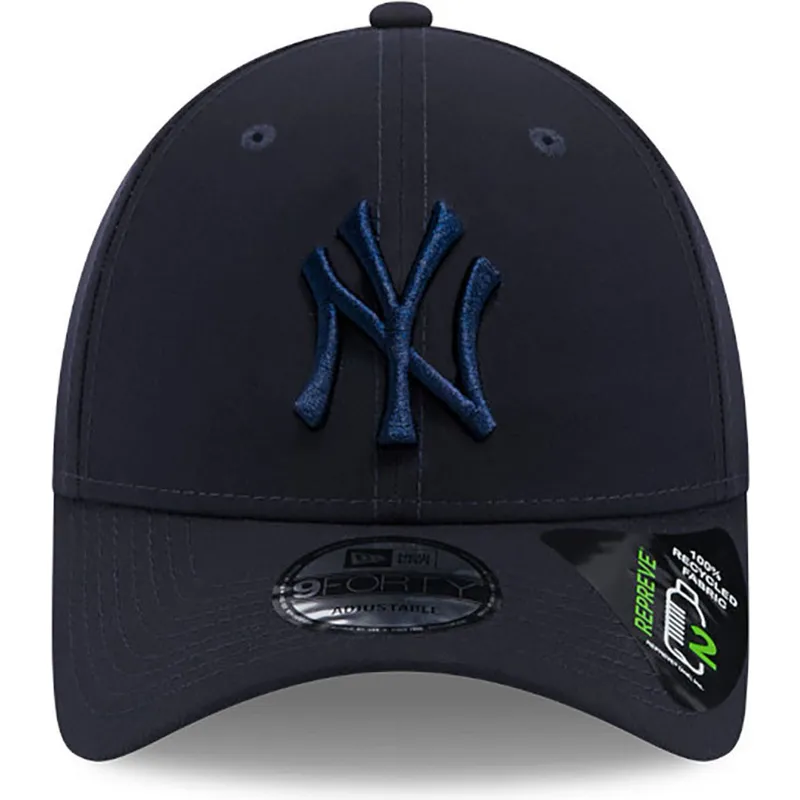 kepure-islenkta-tamsiai-melyna-reguliuojamas-9forty-repreve-new-york-yankees-mlb-new-era