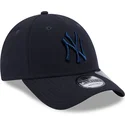 kepure-islenkta-tamsiai-melyna-reguliuojamas-9forty-repreve-new-york-yankees-mlb-new-era