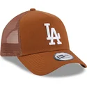 kepure-islenkta-ruda-snapback-a-frame-league-essential-los-angeles-dodgers-mlb-new-era