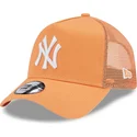 kepure-islenkta-oranzine-snapback-a-frame-league-essential-new-york-yankees-mlb-new-era