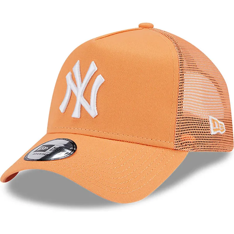 kepure-islenkta-oranzine-snapback-a-frame-league-essential-new-york-yankees-mlb-new-era