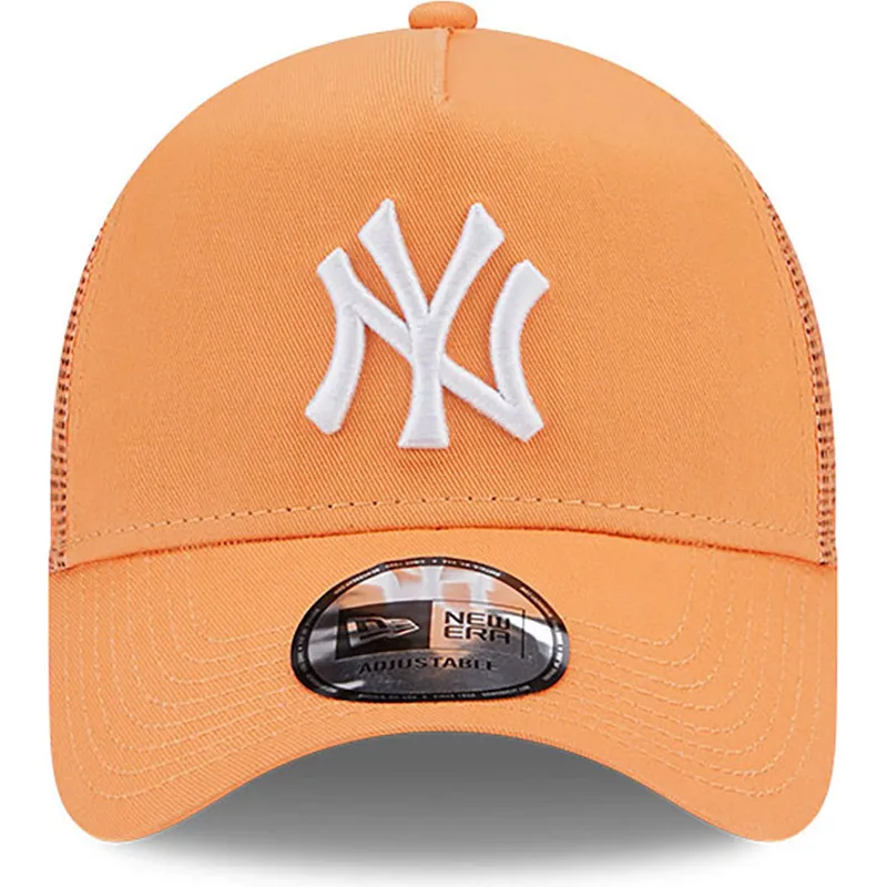 kepure-islenkta-oranzine-snapback-a-frame-league-essential-new-york-yankees-mlb-new-era