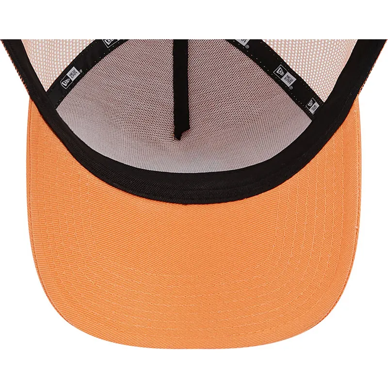 kepure-islenkta-oranzine-snapback-a-frame-league-essential-new-york-yankees-mlb-new-era