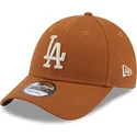 kepure-islenkta-ruda-reguliuojamas-9forty-league-essential-los-angeles-dodgers-mlb-new-era
