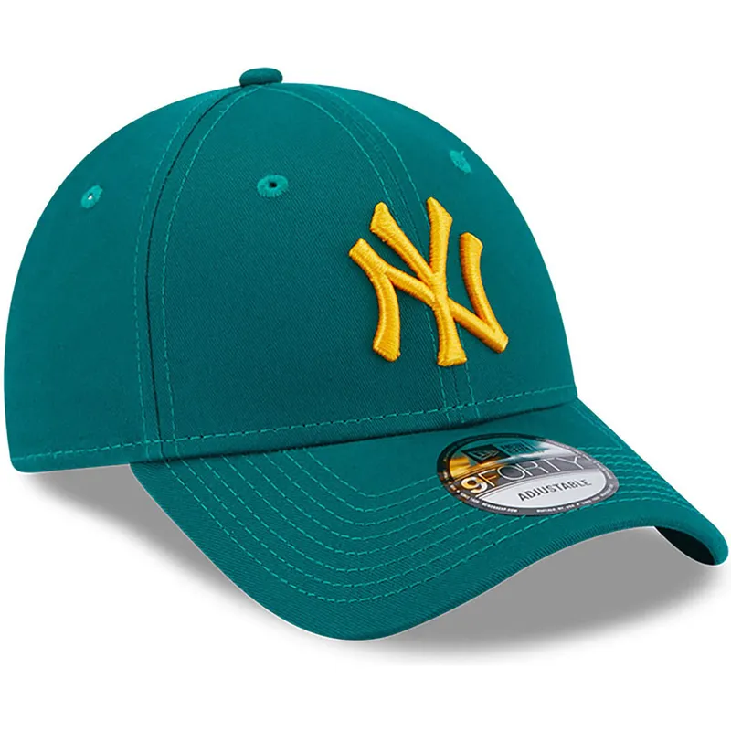 kepure-islenkta-zalia-reguliuojamas-9forty-league-essential-new-york-yankees-mlb-new-era