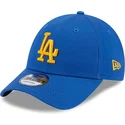 kepure-islenkta-melyna-reguliuojamas-9forty-league-essential-los-angeles-dodgers-mlb-new-era