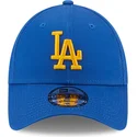 kepure-islenkta-melyna-reguliuojamas-9forty-league-essential-los-angeles-dodgers-mlb-new-era