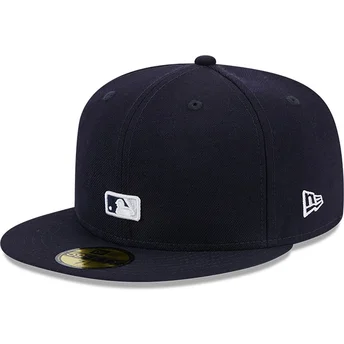 kepure-plokscia-tamsiai-melyna-priglundanti-59fifty-reverse-new-york-yankees-mlb-new-era