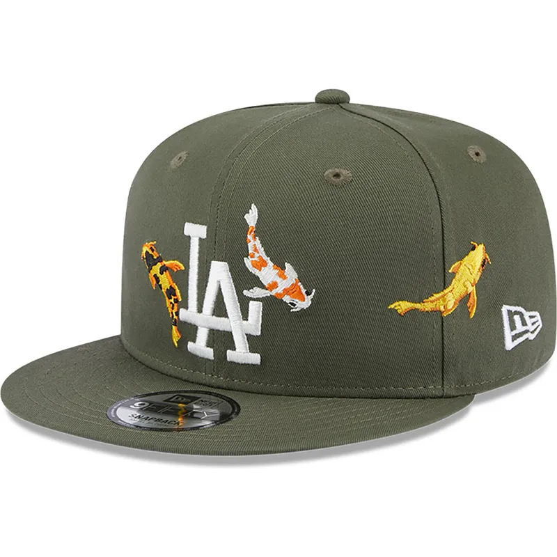 kepure-plokscia-zalia-snapback-9fifty-koi-fish-los-angeles-dodgers-mlb-new-era