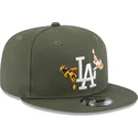 kepure-plokscia-zalia-snapback-9fifty-koi-fish-los-angeles-dodgers-mlb-new-era
