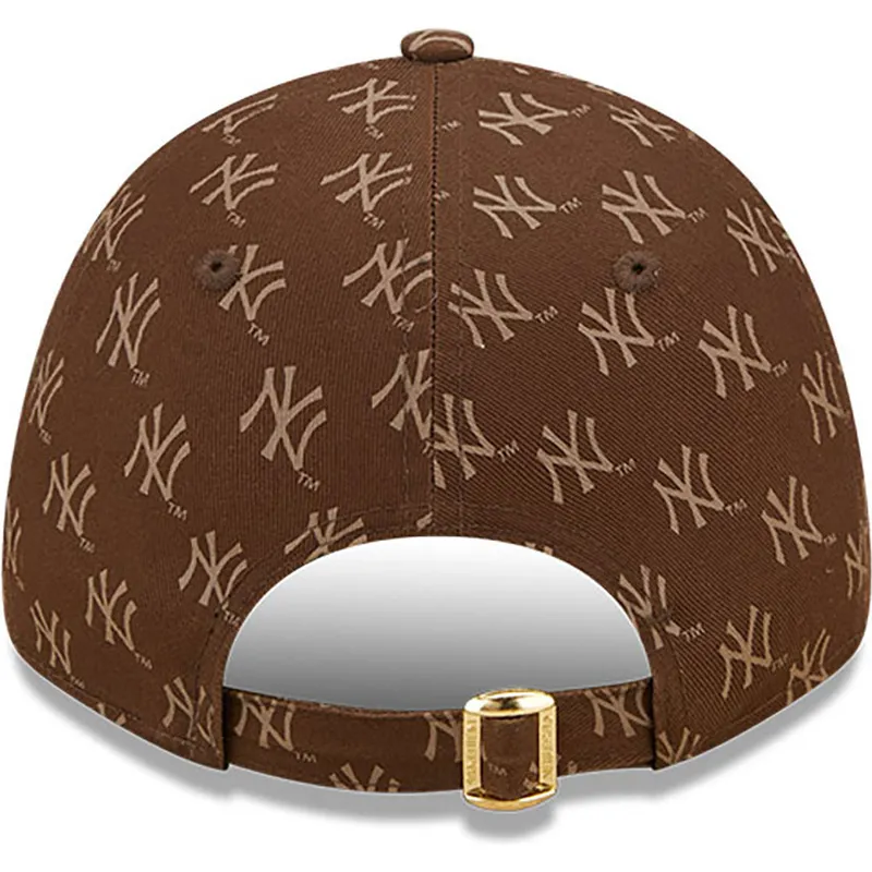 kepure-islenkta-ruda-reguliuojamas-9forty-monogram-new-york-yankees-mlb-new-era