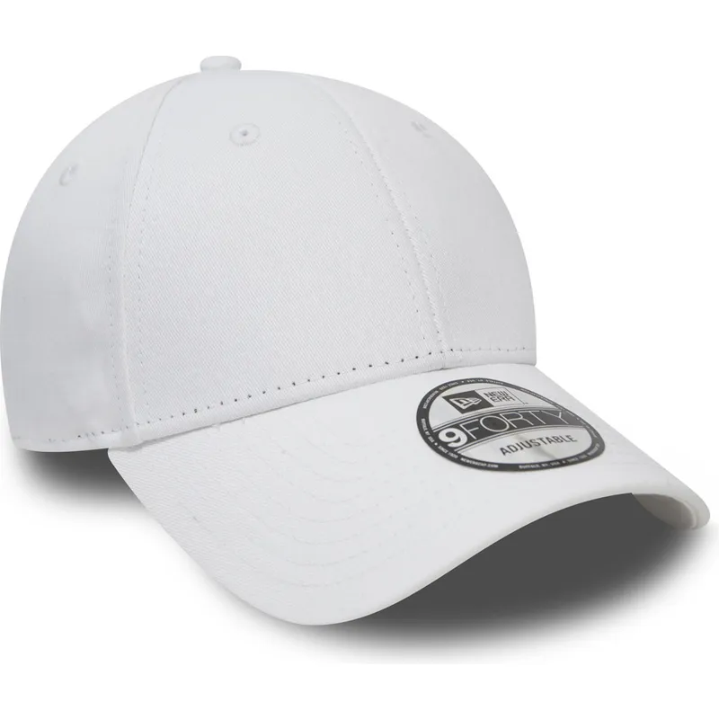 kepure-islenkta-balta-reguliuojama-juostele-9forty-basic-flag-new-era