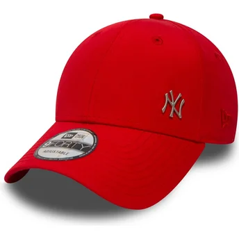 Kepurė išlenkta raudona reguliuojama juostelė 9FORTY Flawless New York Yankees MLB New Era