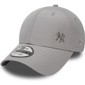 Kepurė išlenkta pilka reguliuojamas 9FORTY Flawless New York Yankees MLB New Era