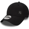kepure-islenkta-juoda-reguliuojamas-9forty-flawless-new-york-yankees-mlb-new-era