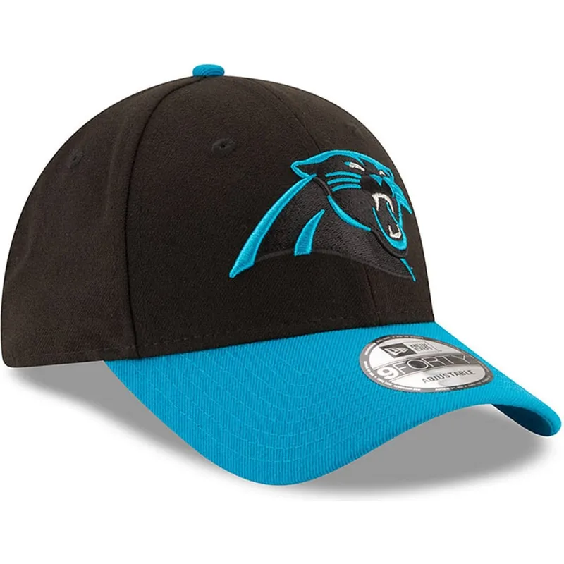 kepure-islenkta-juoda-reguliuojamas-9forty-the-league-carolina-panthers-nfl-new-era