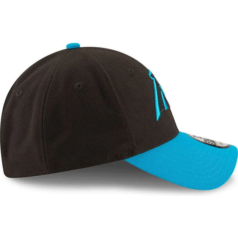 kepure-islenkta-juoda-reguliuojamas-9forty-the-league-carolina-panthers-nfl-new-era