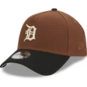 kepure-islenkta-ruda-snapback-9forty-a-frame-harvest-detroit-tigers-mlb-new-era