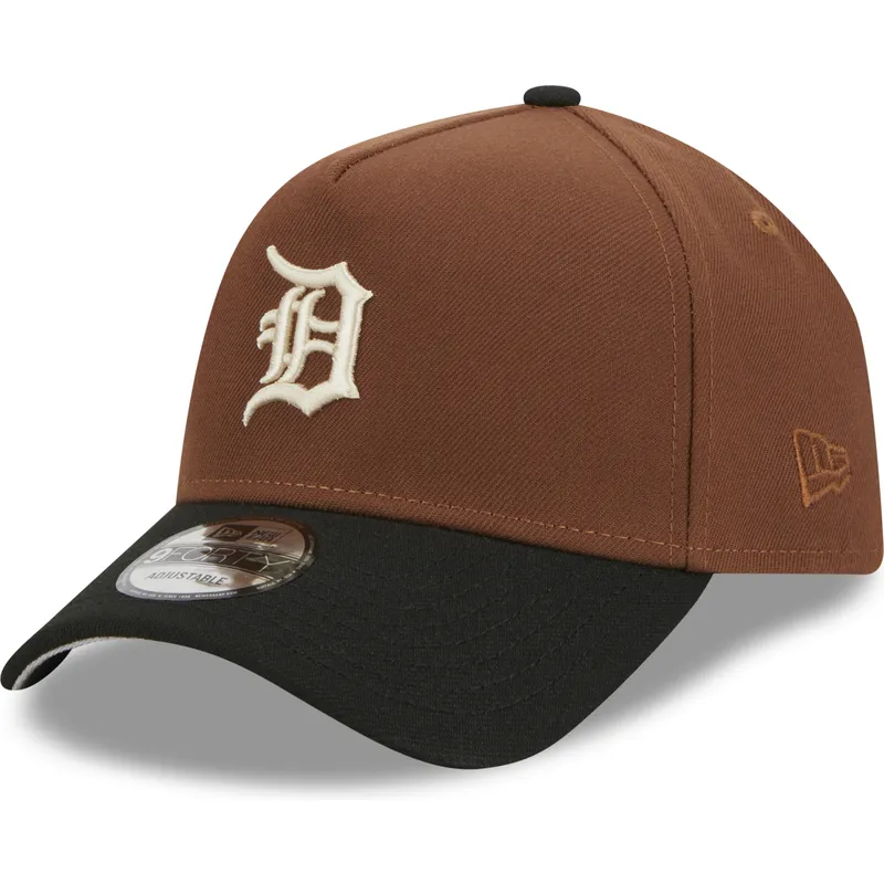 kepure-islenkta-ruda-snapback-9forty-a-frame-harvest-detroit-tigers-mlb-new-era