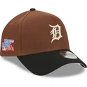 kepure-islenkta-ruda-snapback-9forty-a-frame-harvest-detroit-tigers-mlb-new-era