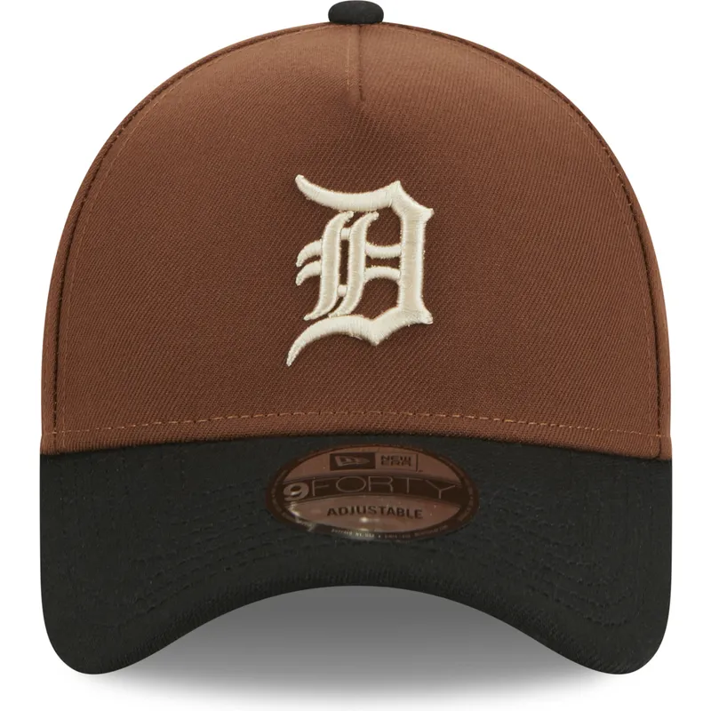 kepure-islenkta-ruda-snapback-9forty-a-frame-harvest-detroit-tigers-mlb-new-era