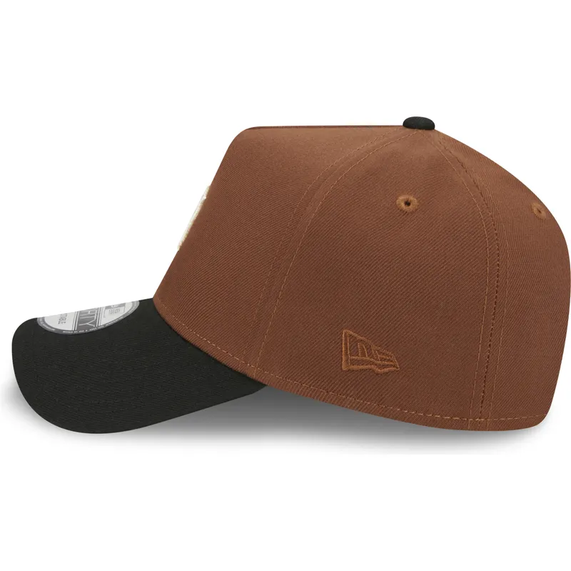 kepure-islenkta-ruda-snapback-9forty-a-frame-harvest-detroit-tigers-mlb-new-era