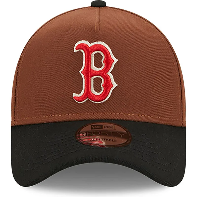 kepure-islenkta-ruda-snapback-9forty-a-frame-harvest-boston-red-sox-mlb-new-era