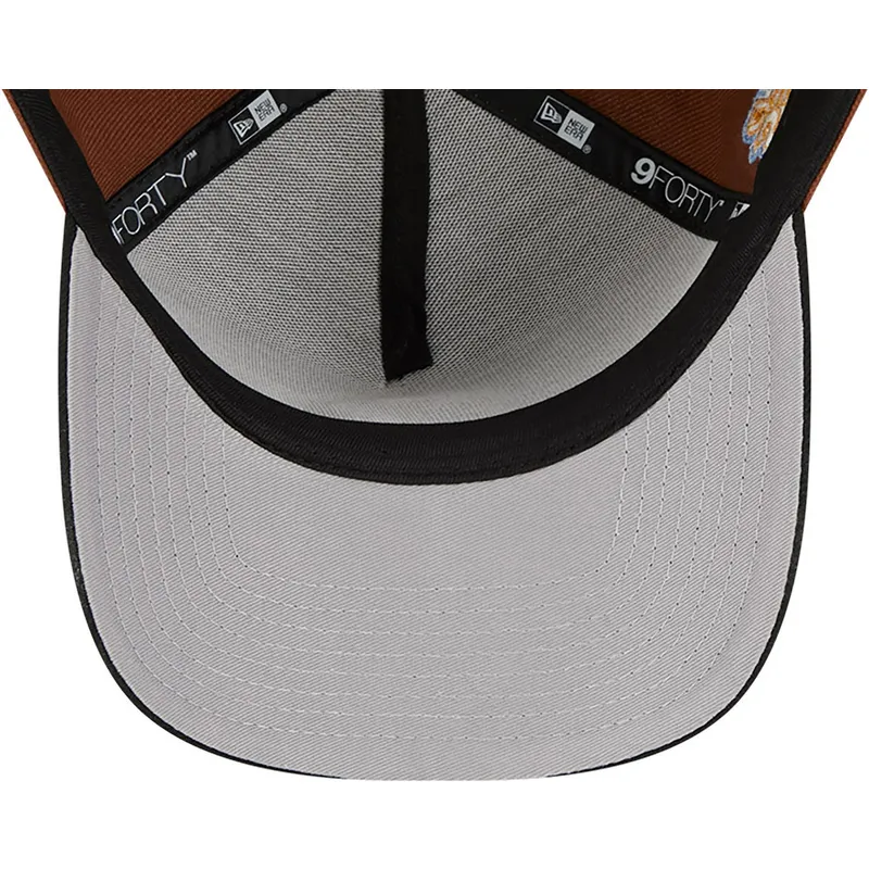 kepure-islenkta-ruda-snapback-9forty-a-frame-harvest-new-york-yankees-mlb-new-era